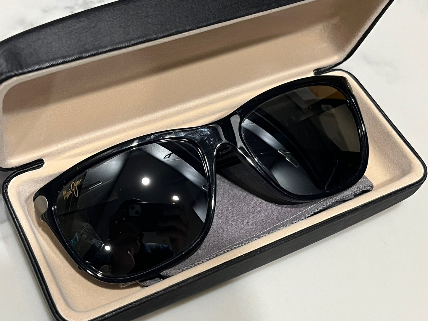 Maui Jim MJ274-02 Kupono Black Designer Italy Sunglasses -Ma Optical Frames ABC Optical sunglasses