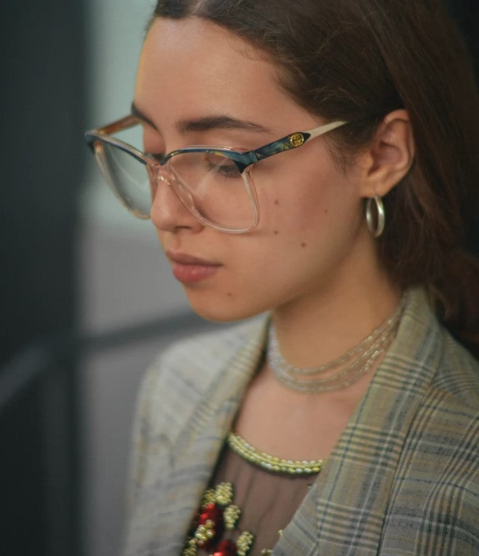 Gucci GG2106 63L Blue Pearl Gold Fade Luxury Italy Eyeglasses -Wo Optical Frames ABC Optical Eyeglasses