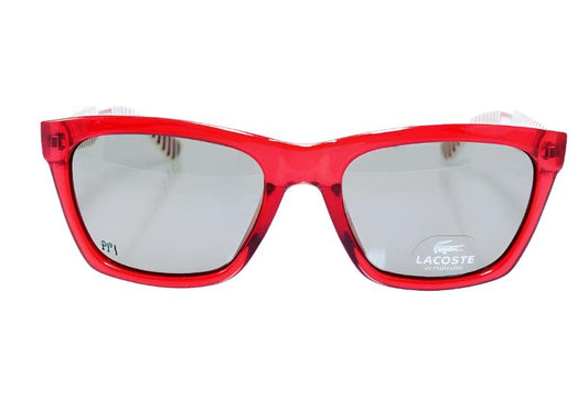 Lacoste L669S 615 Red White Gradient Grey Acetate Fashion Luxury Sunglasses -Wo 52-12-140 Clear Red Acetate Optical Frames ABC Optical sunglasses Women