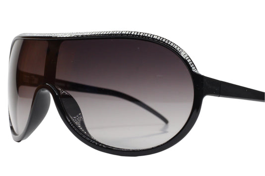 Black Bikkembergs BK54602 designer sunglasses with gradient lenses and branded frame by ABC Optical