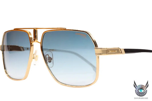 Carrera 1055/s j5g08 gold blue gradient metal designer luxury sunglasses -ma - 62-15-145 / gold / metal - optical frames