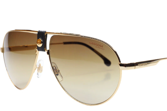 ABC Optical premium Italian sunglasses online aviator style with gold frame and gradient brown lenses