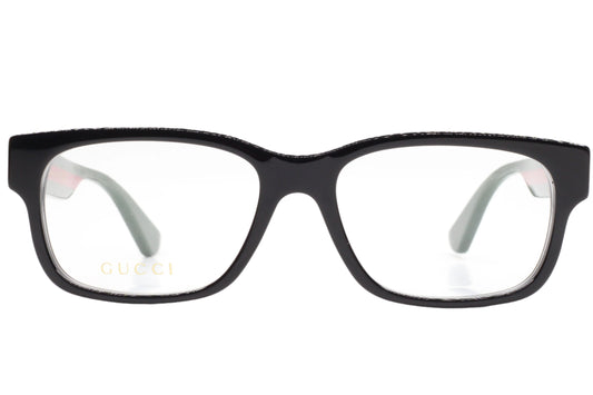 Gucci GG0343O 007 eyeglasses for sale black rectangular optical frames by ABC Optical