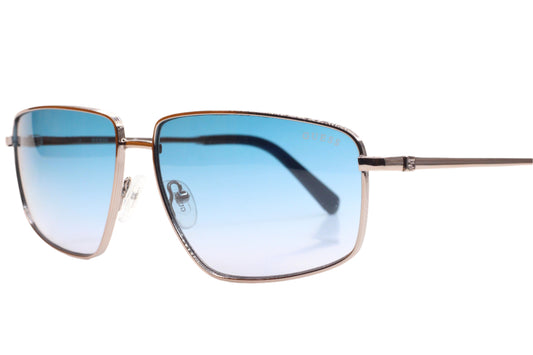 Guess silver blue gradient sunglasses with metal optical frames by ABC Optical