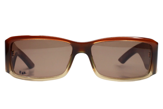 Christian Dior QJOSB Shaded 2 Brown Gold Luxury Italy Sunglasses -Wo 57-15-125 Brown Gold Acetate Optical Frames ABC Optical sunglasses