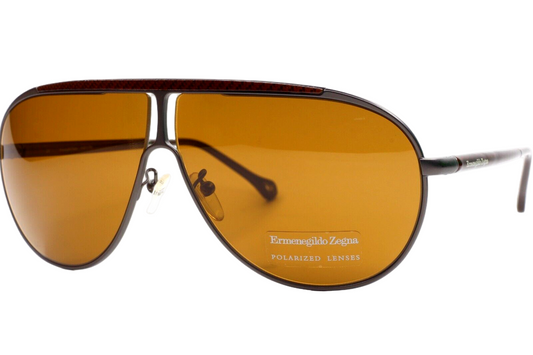 Ermenegildo Zegna SZ3250V 0568 Gunmetal Polarized Sunglasses -Ma Optical Frames ABC Optical Men sunglasses