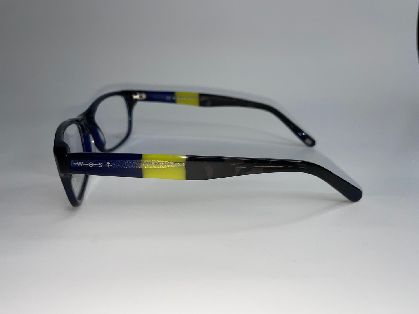 West 99476 Black Designer Light Olive Green Fashion Acetate Italy Eyeglasses -Ma Optical Frames ABC Optical Eyeglasses