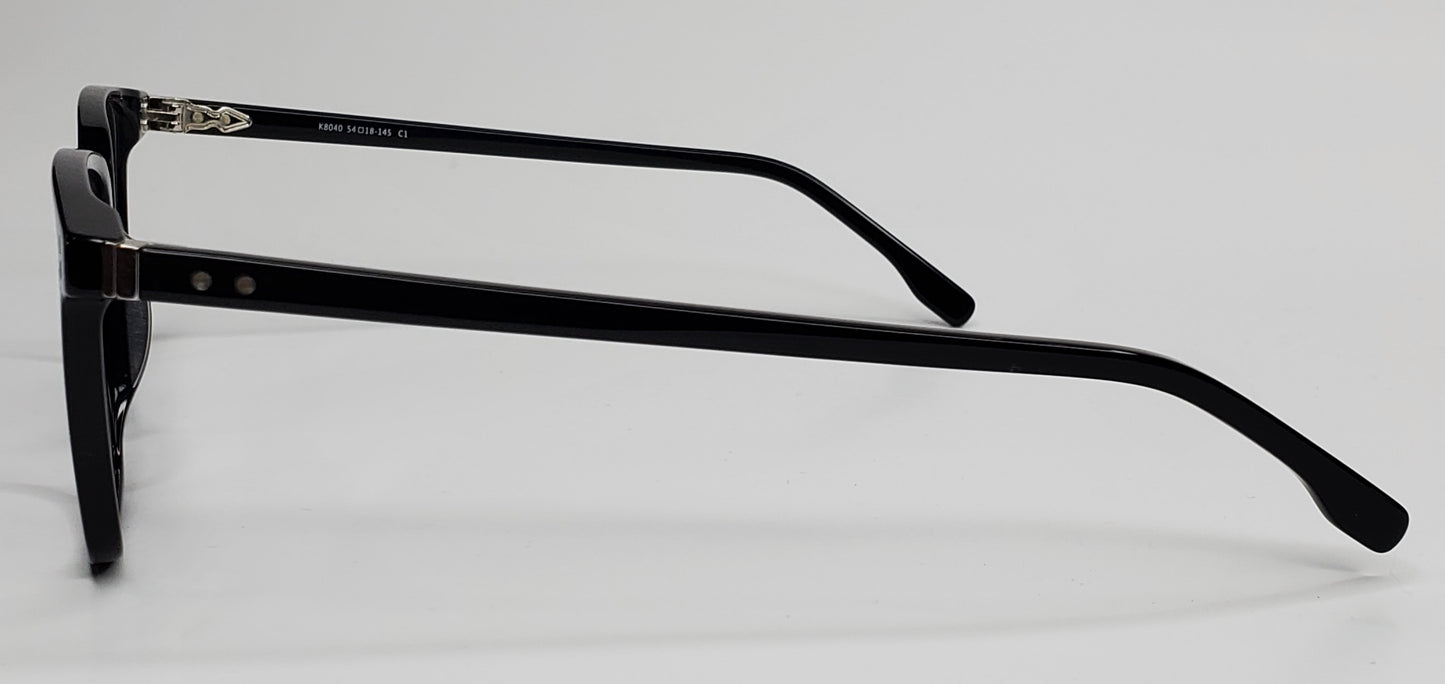 Dream Fever K8040 Black Fashion Acetate Italy Eyeglasses -Ma Optical Frames ABC Optical Eyeglasses