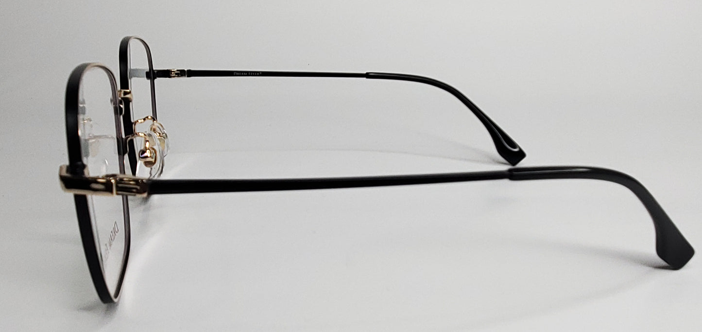 Dream Fever SH671 Gold Designer Metal Italy Eyeglasses -Wo Optical Frames ABC Optical Eyeglasses
