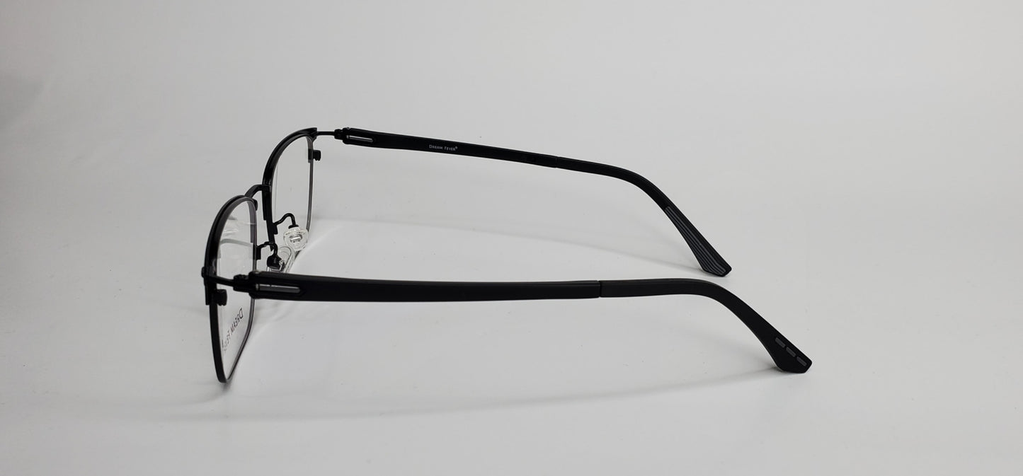 Dream Fever SH675 Black Gold Metal Italy Eyeglasses -Ma Optical Frames ABC Optical Eyeglasses