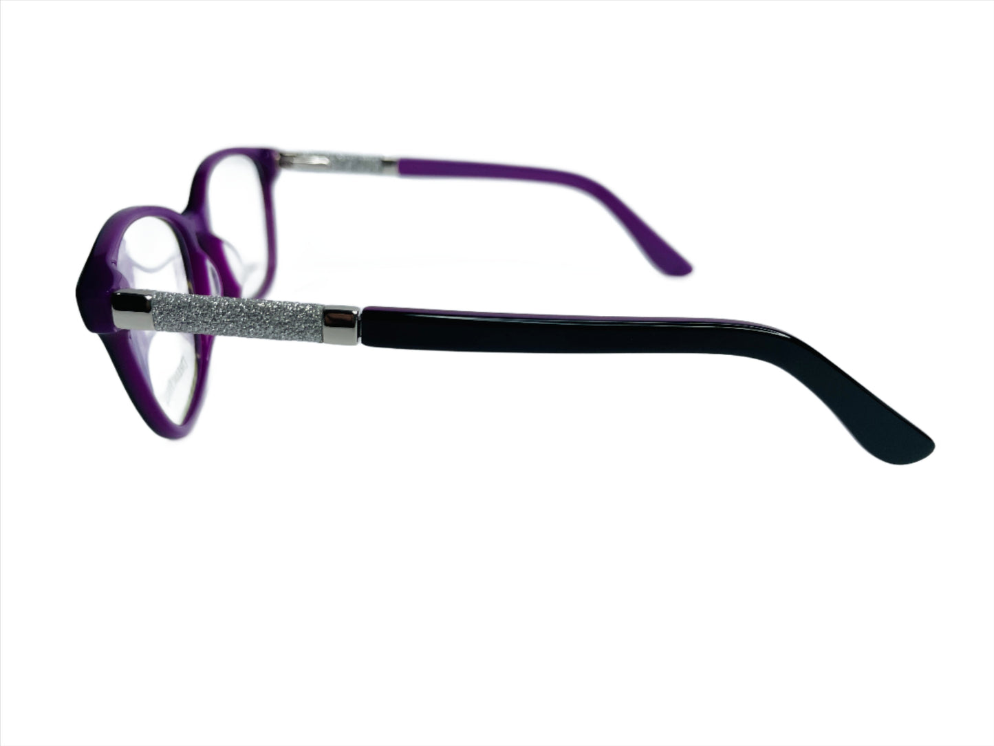 Dream Fever H792 Black Purple Acetate Italy Eyeglasses -Wo Optical Frames ABC Optical Eyeglasses