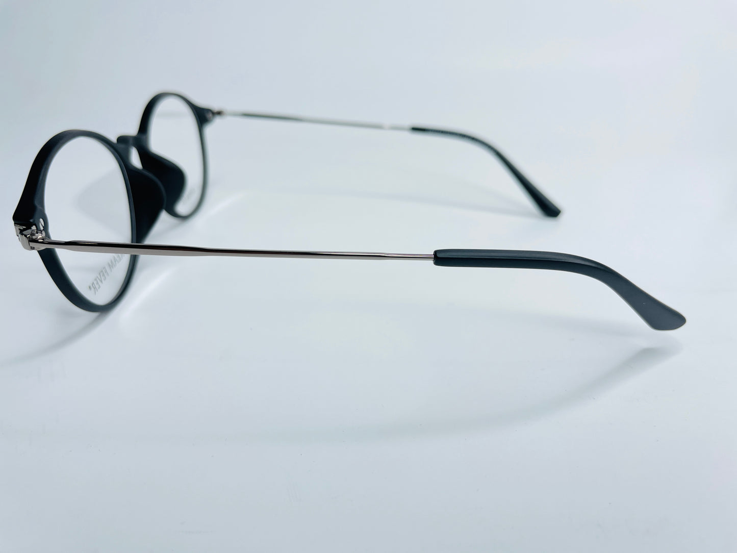 Dream Fever K7004 Black Silver Oval Italy Eyeglasses -Wo Optical Frames ABC Optical Eyeglasses