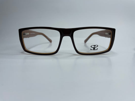 SLR M881 Coffee Brown Acetate Designer Italy Eyeglasses -Ma Optical Frames ABC Optical Eyeglasses
