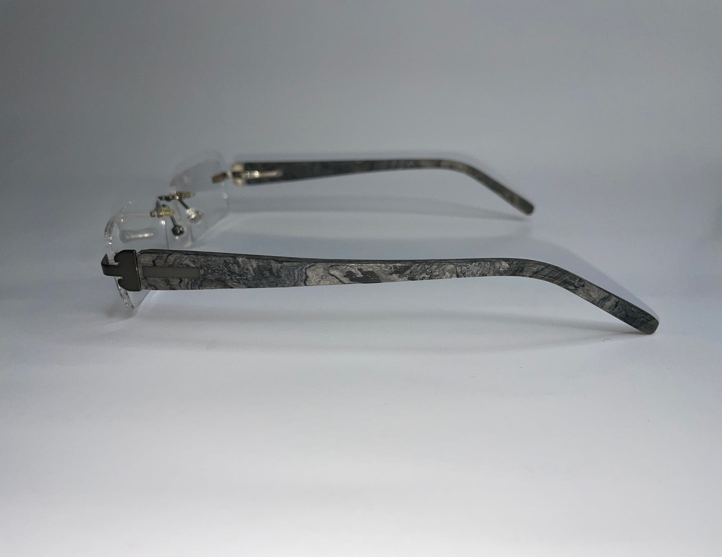 SLR M879 Bronze Rimless Gray Italy Designer Eyeglasses -Ma Optical Frames ABC Optical Eyeglasses