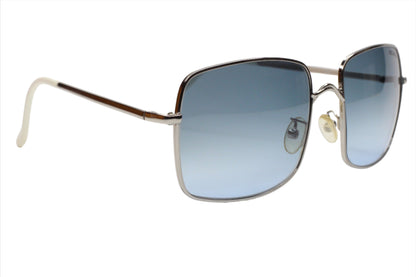 VELVET Peace Eyewear Silver White Gradient Italy Sunglasses