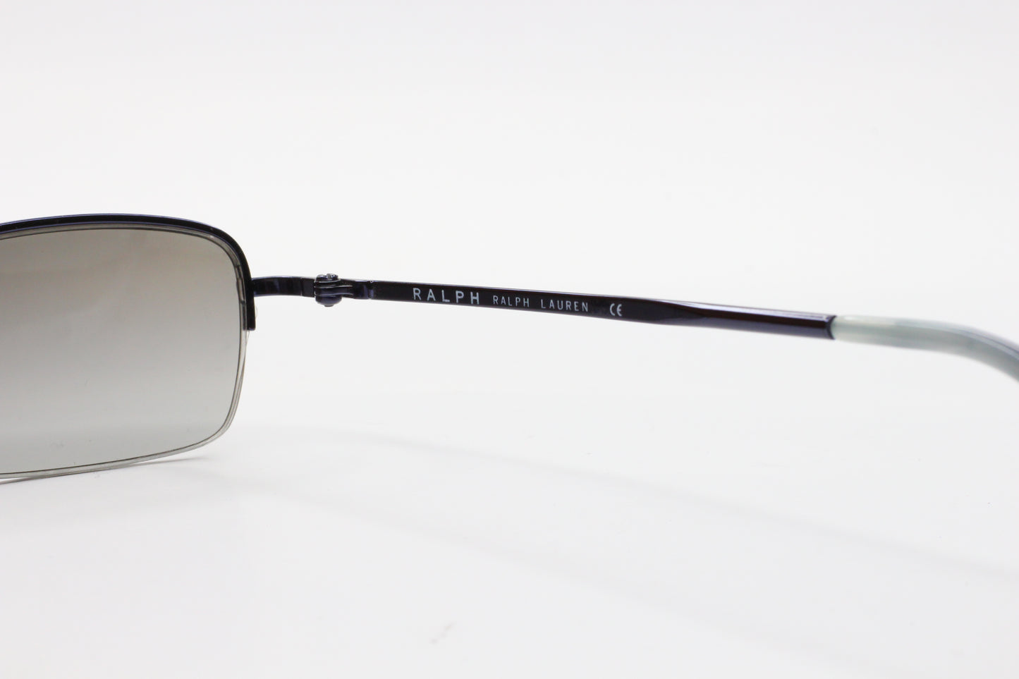 Ralph Lauren RA4034 211/11 Black Half Rim Rectangular Sunglasses