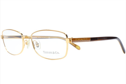 Tiffany & Co TF1047 6002 Gold Metal Vintage Luxury Italy Eyeglasses