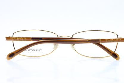 Tiffany & Co TF1047 6002 Gold Metal Vintage Luxury Italy Eyeglasses