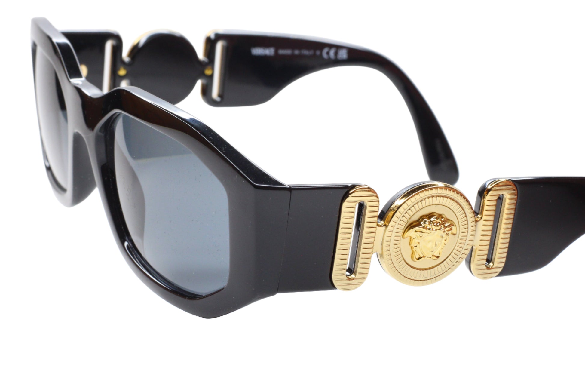 Versace VE4361 Black Gold Medusa Biggie Sunglasses -Ma Optical Frames ABC Optical sunglasses