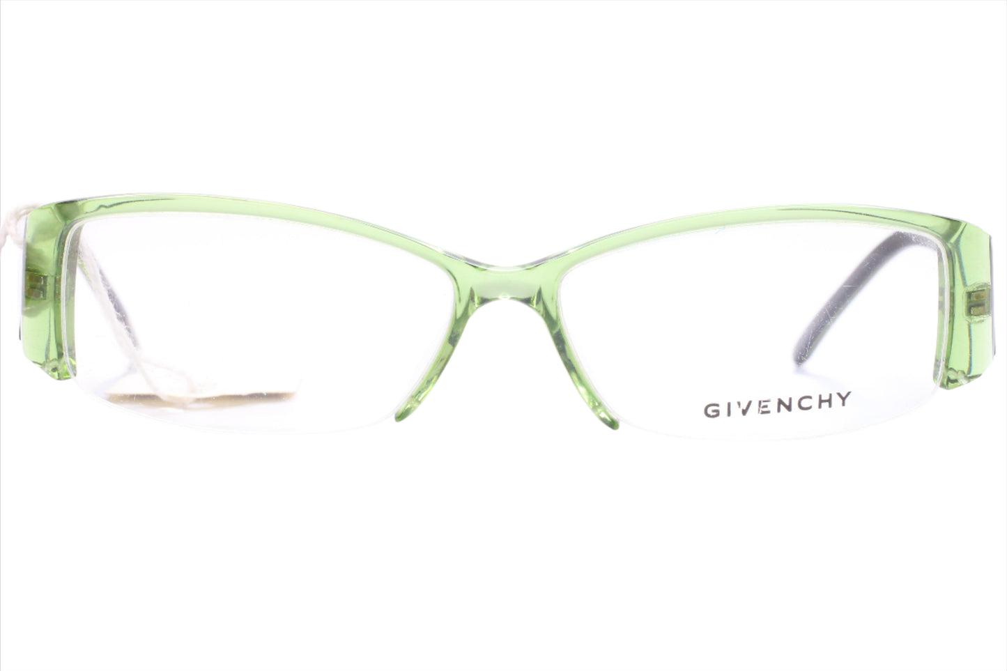 Givenchy VGV561 COL.3GE Crystal Clear Green Designer Italy Eyeglasses 53-13-140 Crystal Clear Green Acetate Optical Frames ABC Optical Eyeglasses