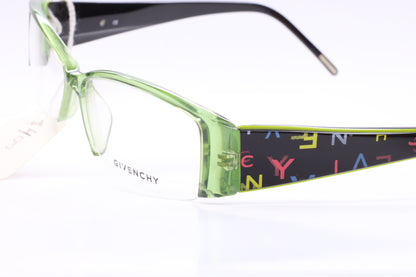 Givenchy VGV561 COL.3GE Crystal Clear Green Designer Italy Eyeglasses Optical Frames ABC Optical Eyeglasses