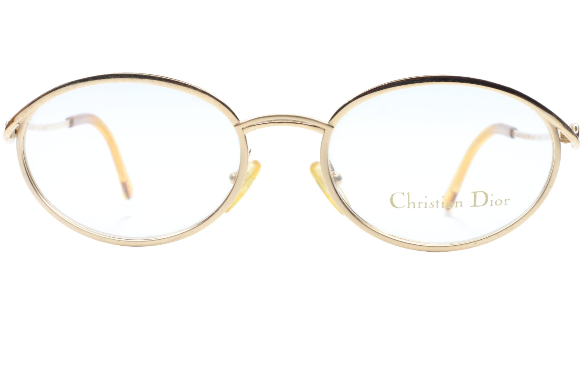 Christian Dior CD2039 Gold 40K RX Vintage Luxury Austria Eyeglasses 53-19-135 Gold Oval Optical Frames ABC Optical Eyeglasses