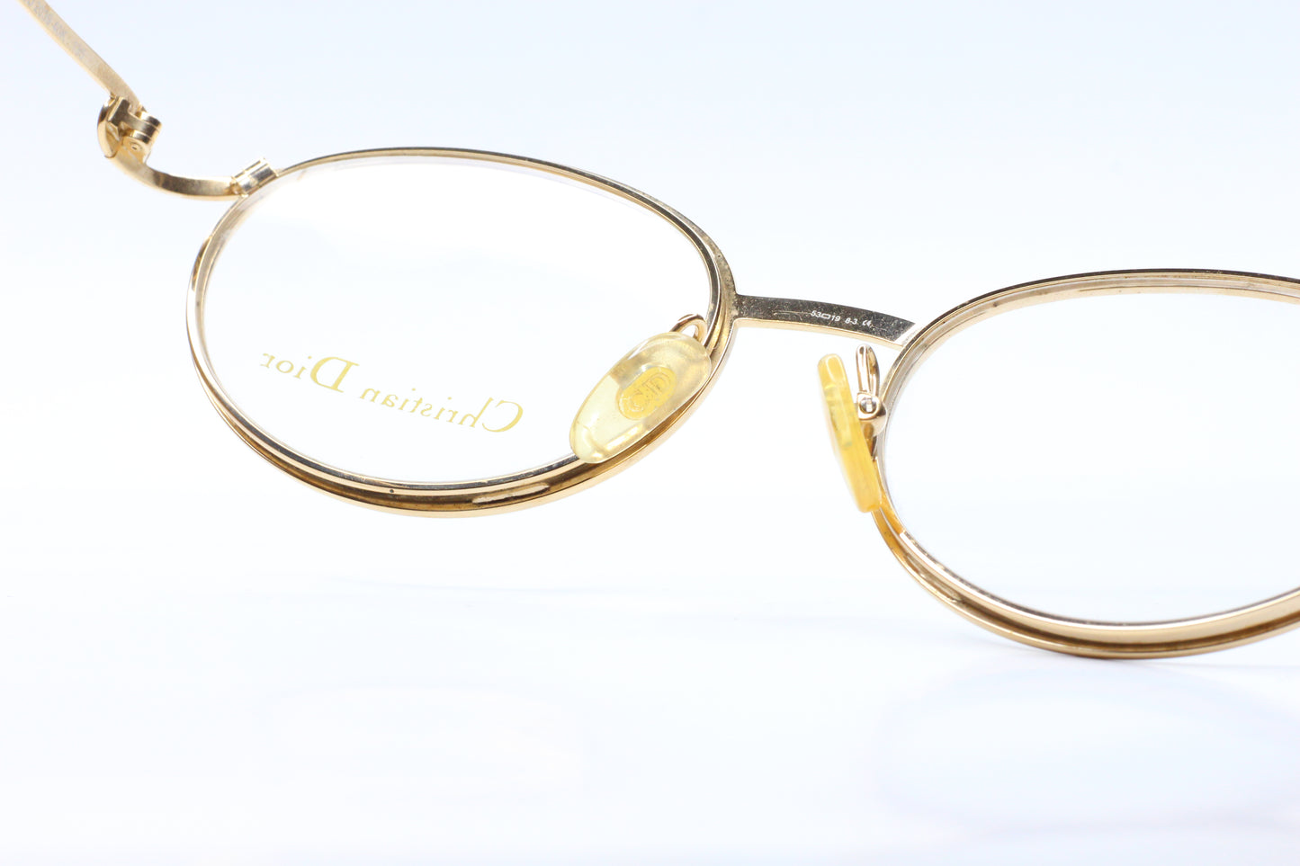 Christian Dior CD2039 Gold 40K RX Vintage Luxury Austria Eyeglasses Optical Frames ABC Optical Eyeglasses