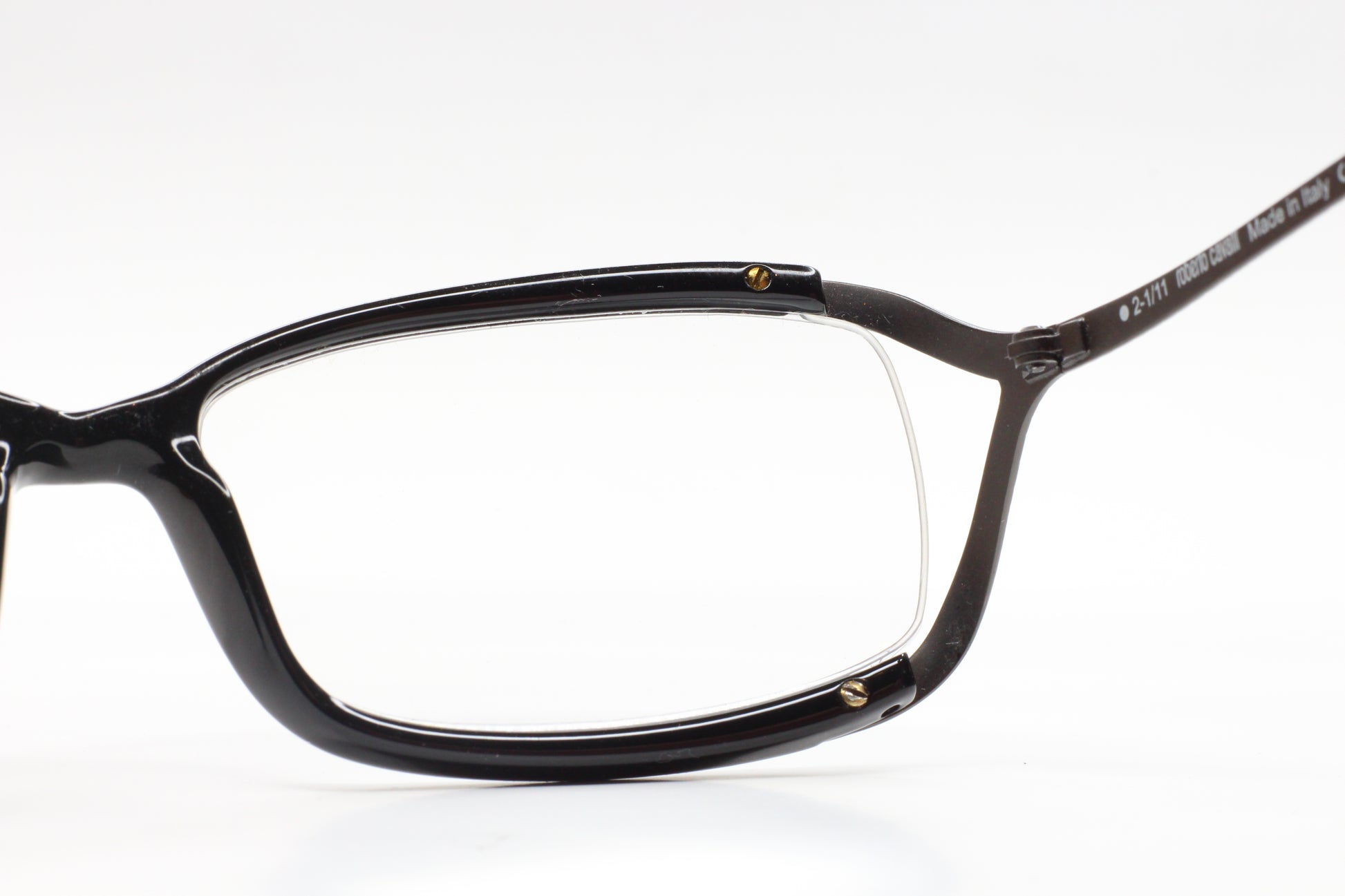 Roberto Cavalli BOJI 486 001 Black Gunmetal Designer Eyeglasses Optical Frames ABC Optical Eyeglasses