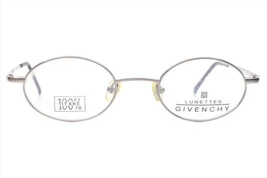 Givenchy Lunettes GV1083 01 Silver Vintage France Eyeglasses