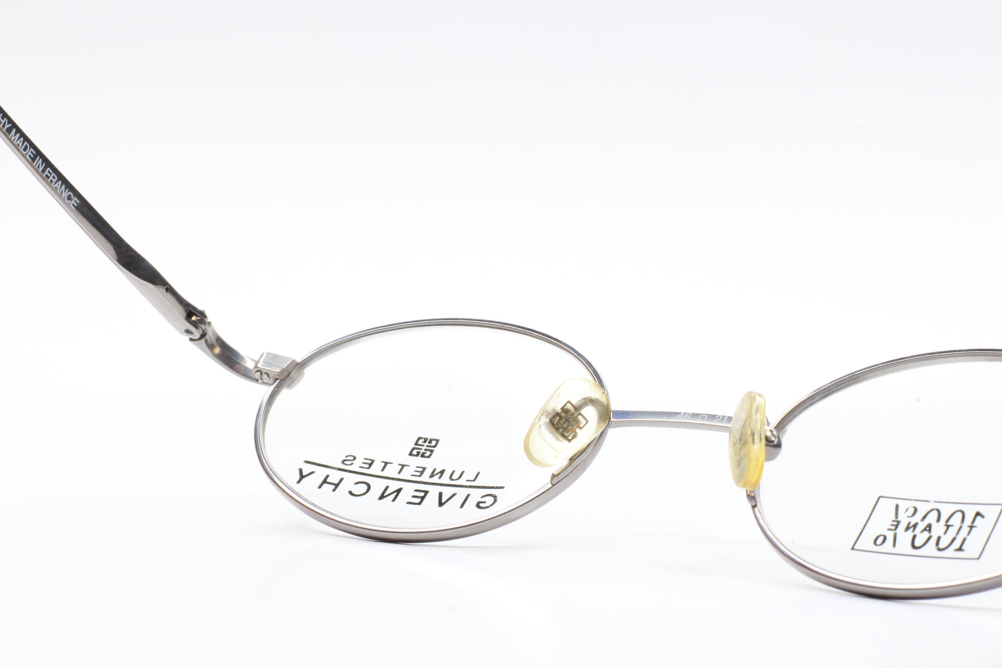 Givenchy Lunettes GV1083 01 Silver Vintage France Eyeglasses Optical Frames ABC Optical Eyeglasses