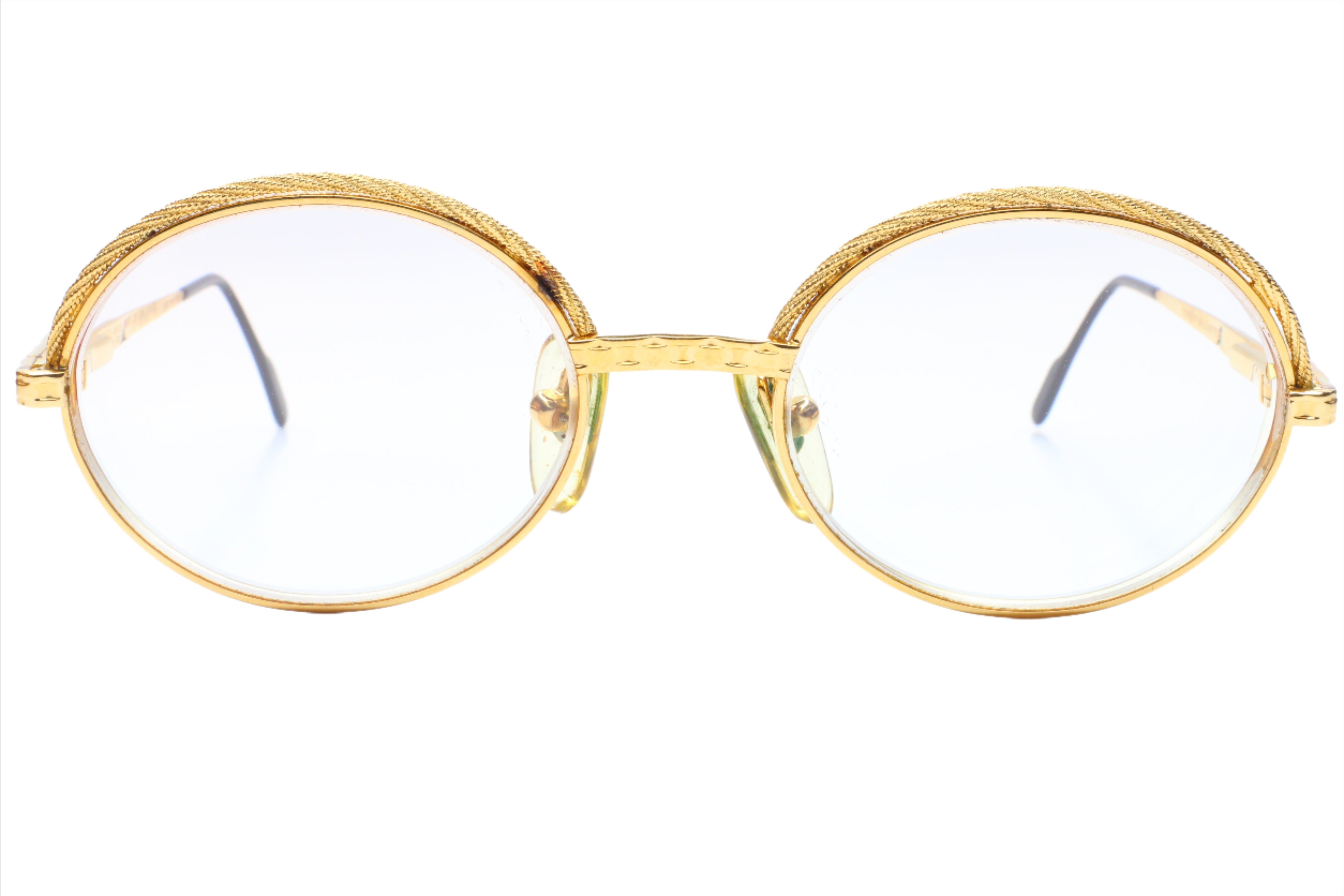 Tiffany Lunettes T72 COL. 4 23K GOLD PLATED Italy Vintage 1987