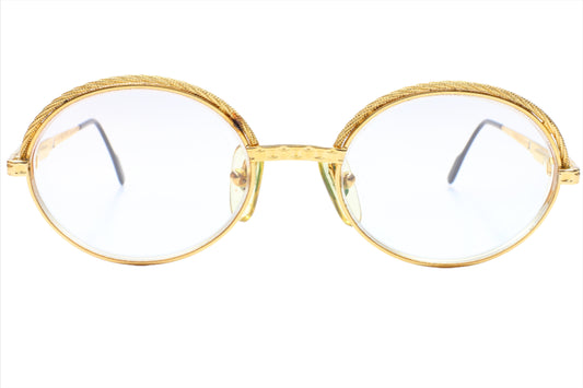Tiffany Lunettes T72 COL. 4 23K GOLD PLATED Italy Vintage 1987 Eyeglasses