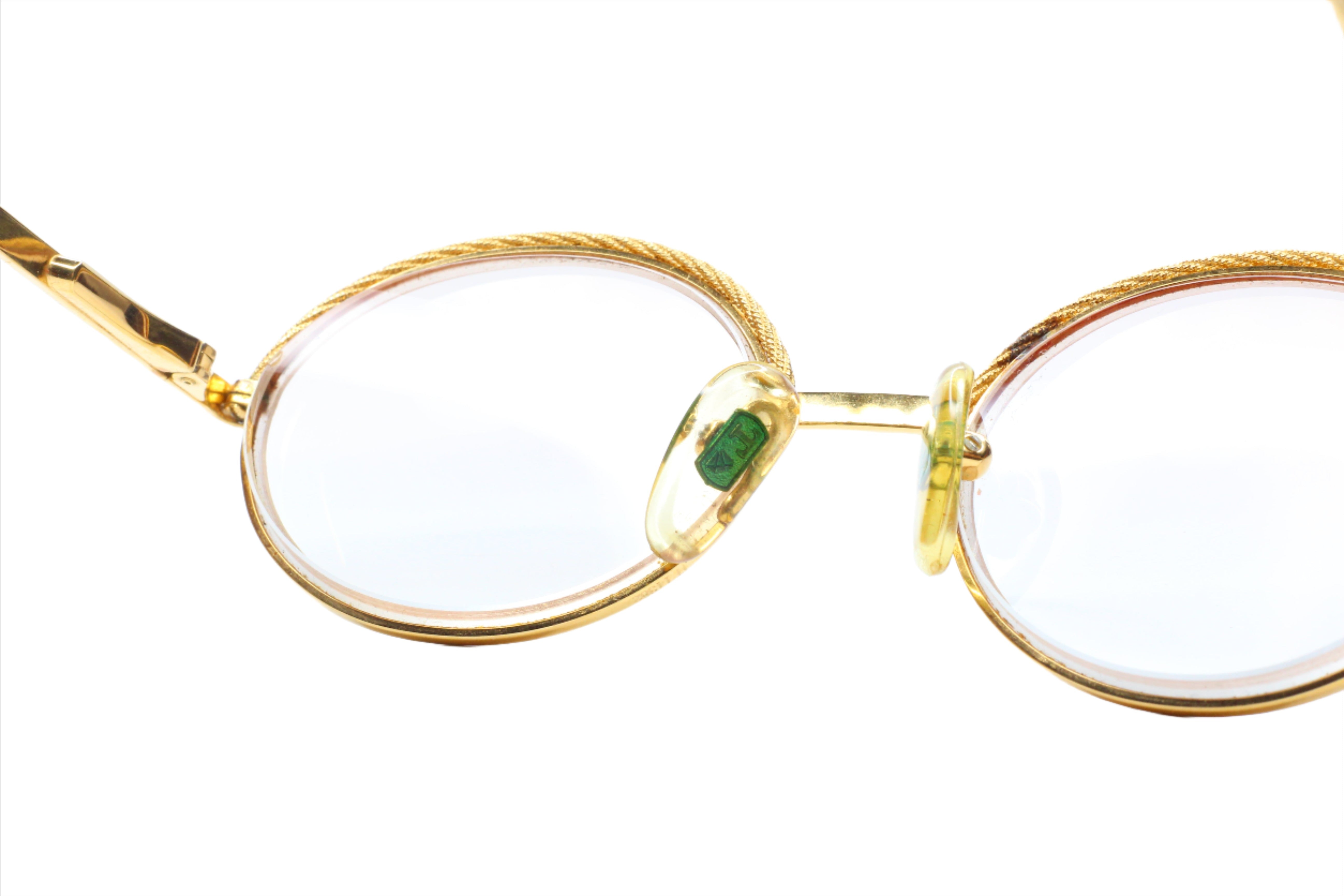 Tiffany Lunettes T72 COL. 4 23K GOLD PLATED Italy Vintage 1987