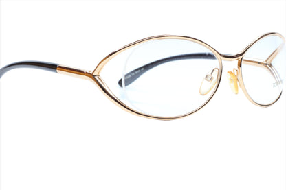 Tom Ford TF5059 772 Gold Black Oval Designer Italy Eyeglasses 56mm Optical Frames ABC Optical Eyeglasses