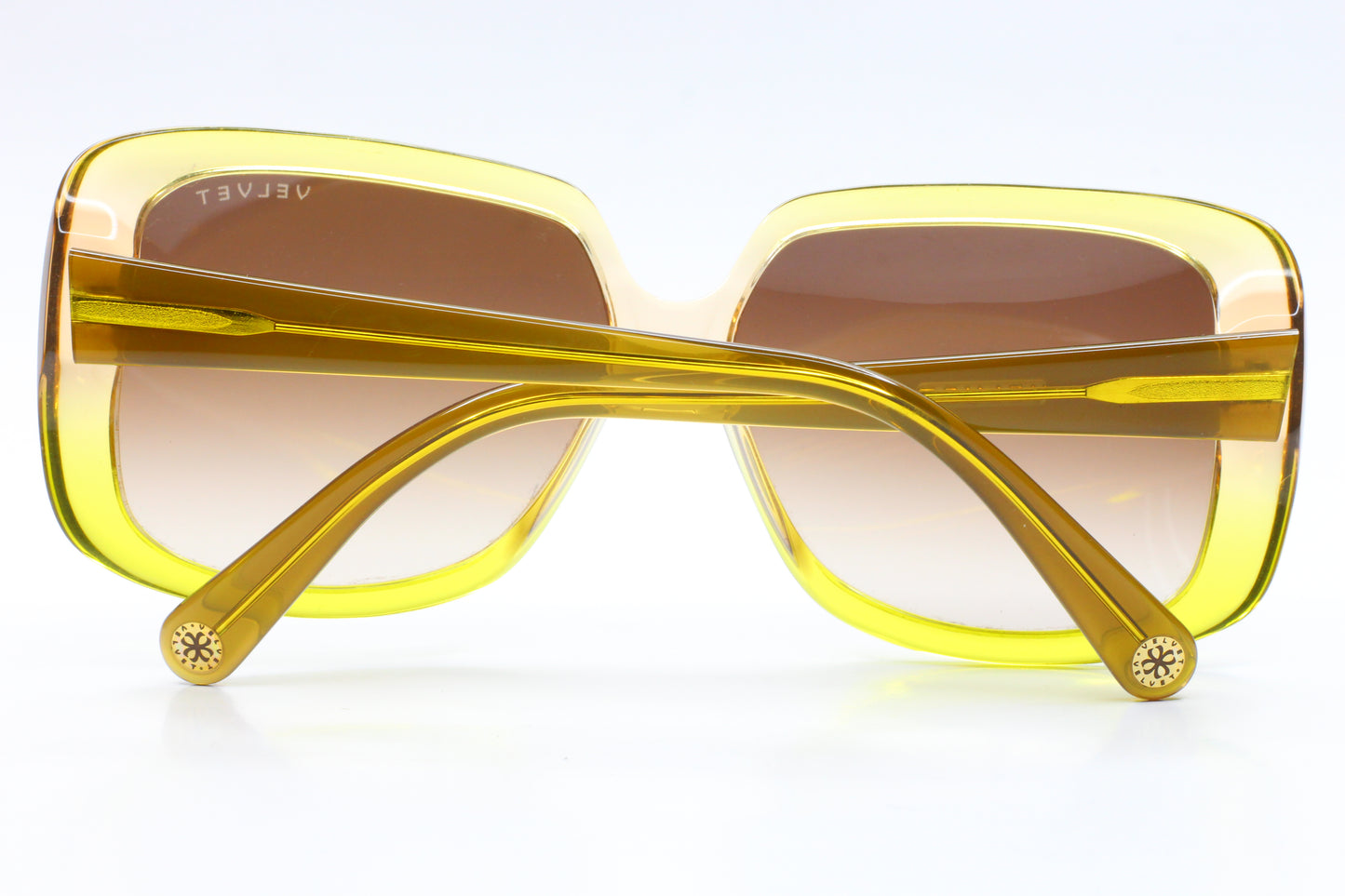 Velvet Eyewear YC JONI Transparent Yellow Green Designer Italy Sunglasses Optical Frames ABC Optical sunglasses