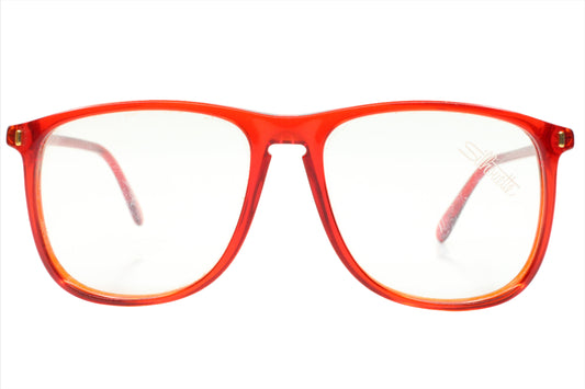 Silhouette M2063/20 C2777 Crystal Red Vintage Made in Austria Eyeglasses 55-16-140 Red Acetate Optical Frames ABC Optical Eyeglasses