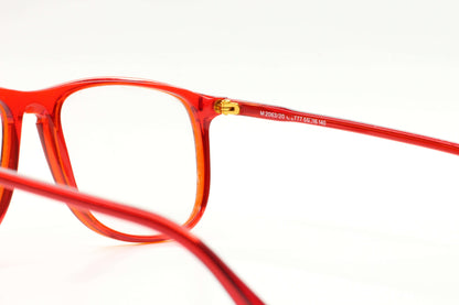 Silhouette M2063/20 C2777 Crystal Red Vintage Made in Austria Eyeglasses Optical Frames ABC Optical Eyeglasses