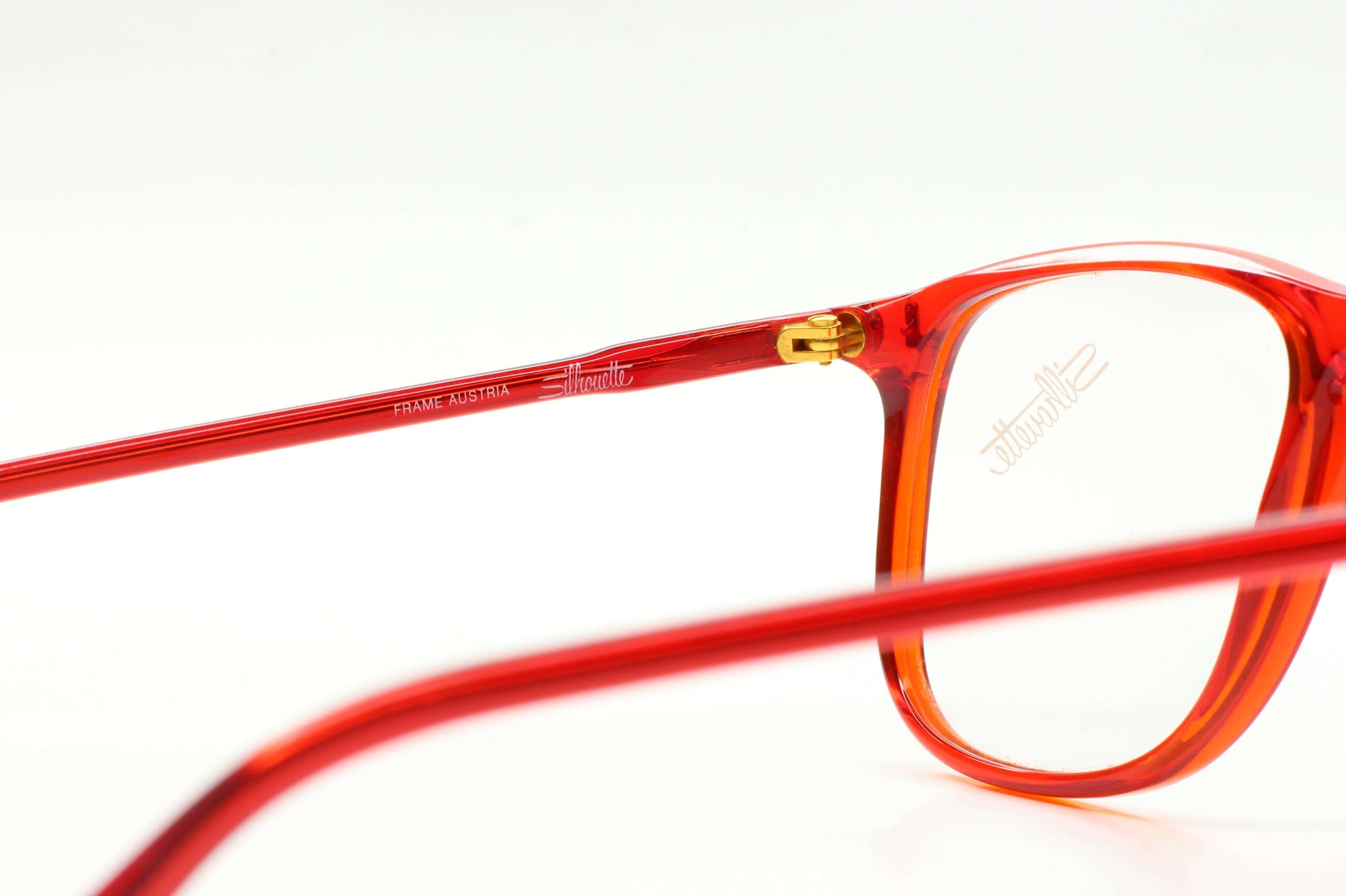 Silhouette M2063/20 C2777 Crystal Red Vintage Made in Austria Eyeglasses Optical Frames ABC Optical Eyeglasses