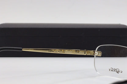 Caviar M2309 C21 Gold Austrian Crystals Rimless Luxury Eyeglasses Optical Frames ABC Optical Eyeglasses