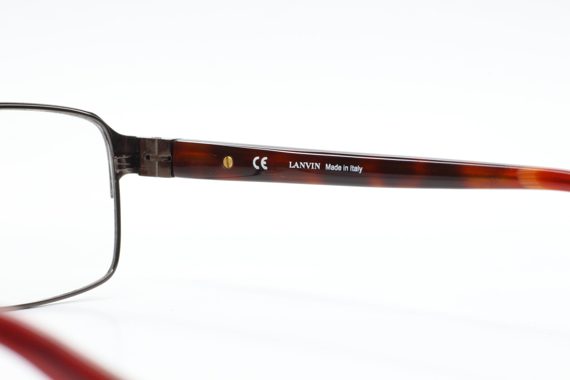 Lanvin VLN 011 COL.0K05 Gunmetal Brown Italy Designer Eyeglasses Optical Frames ABC Optical Eyeglasses