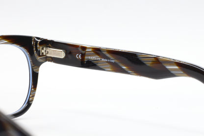 Lanvin VLN531 J49 Blue Brown Horn Designer Italy Eyeglasses Optical Frames ABC Optical Eyeglasses