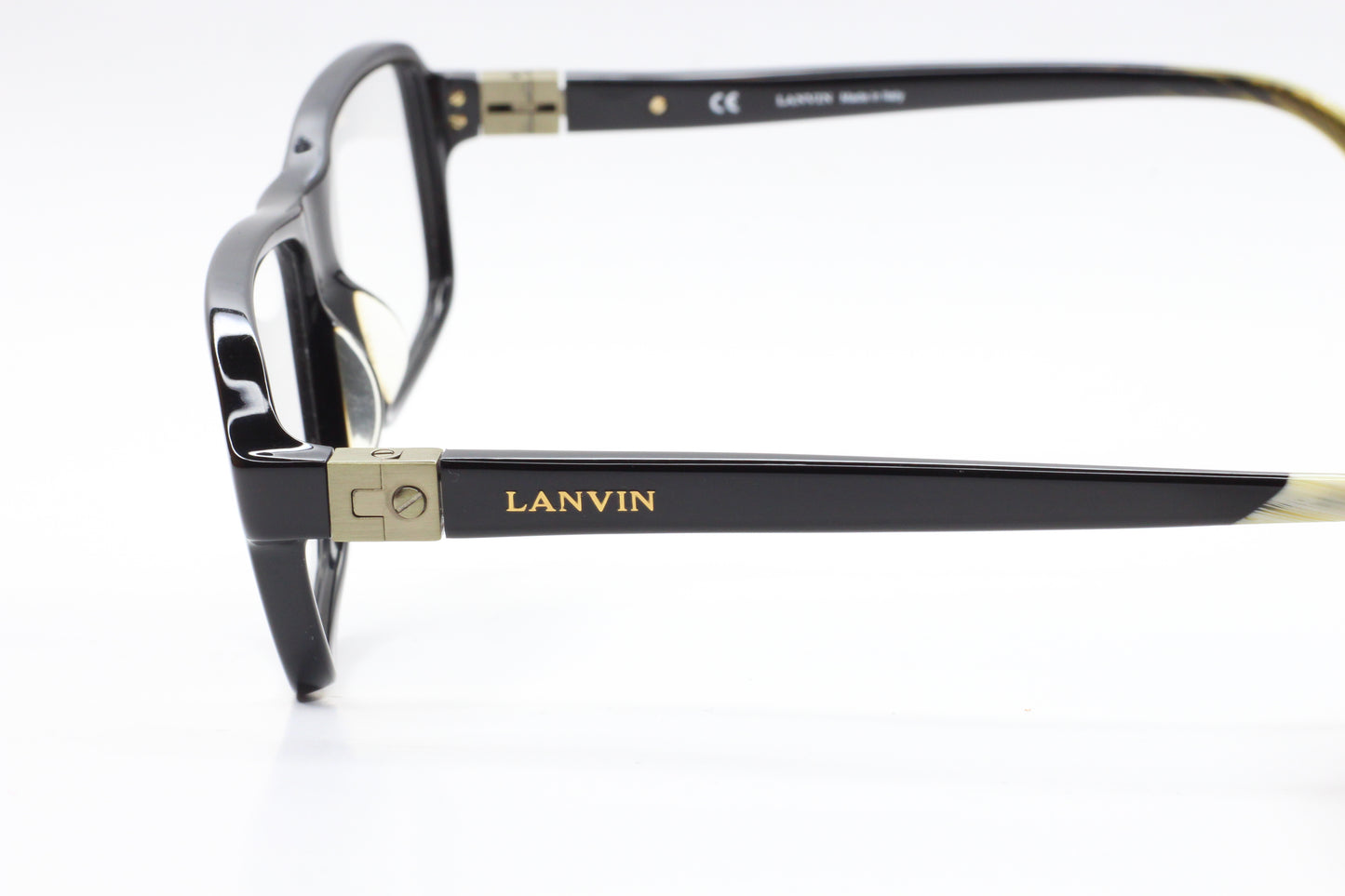 Lanvin Paris VLN526 700X Glossy Black Designer Italy Eyeglasses Optical Frames ABC Optical Eyeglasses