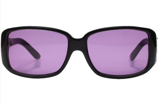 Prada SPR 16L 1AB-1A1 Black Tinted Purple Designer Sunglasses 57-15-135 Black Acetate Optical Frames ABC Optical sunglasses