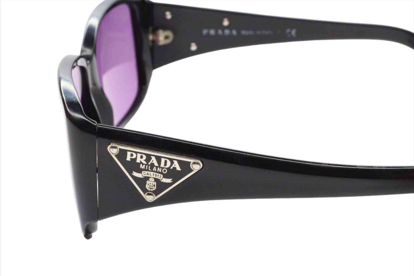 Prada SPR 16L 1AB-1A1 Black Tinted Purple Designer Sunglasses Optical Frames ABC Optical sunglasses