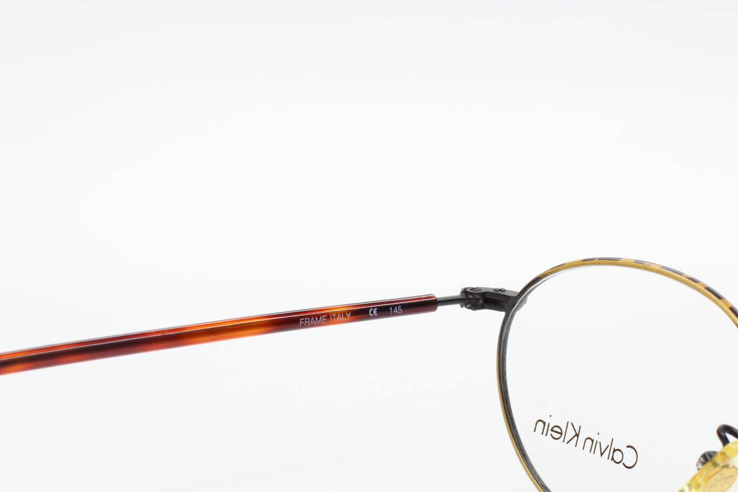 Calvin Klein CK305 553 Havana Tortoise Vintage Italy Eyeglasses Optical Frames ABC Optical Eyeglasses