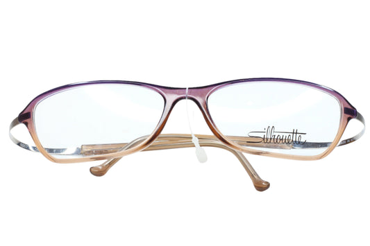 Silhouette SPX 1976 10 6057 Purple Fade Brown Austria Eyeglasses 50-14-140 Brown SPX (Silhouette Polyamide X) Optical Frames ABC Optical Eyeglasses