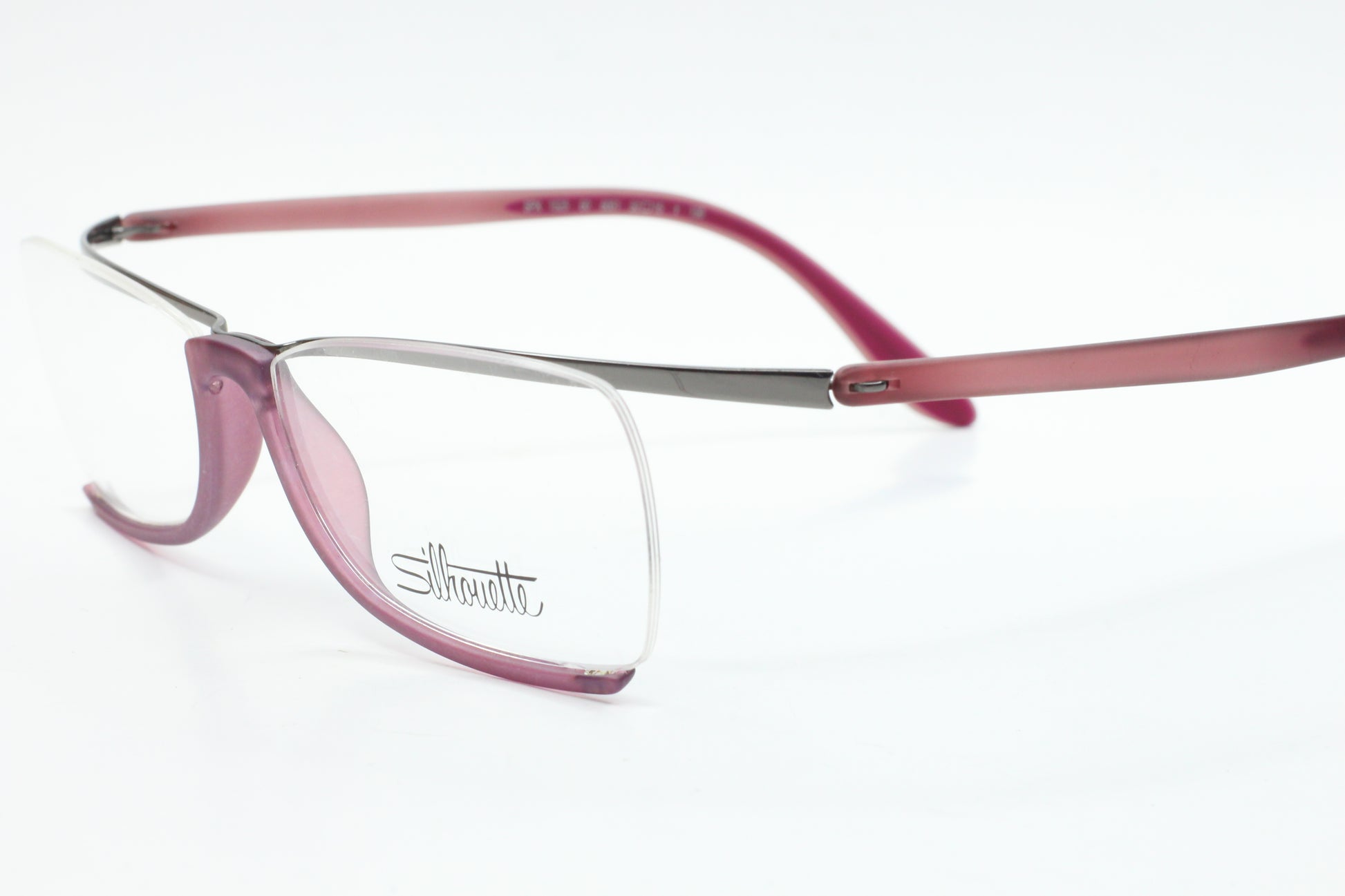 SILHOUETTE SPX 1525 60 6051 Purple Austria Eyeglasses Optical Frames ABC Optical Eyeglasses