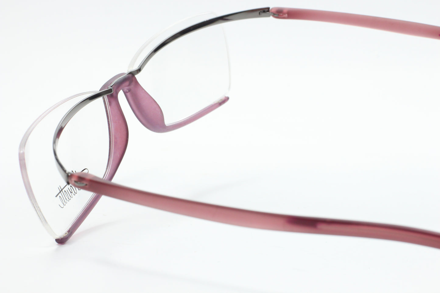 SILHOUETTE SPX 1525 60 6051 Purple Austria Eyeglasses Optical Frames ABC Optical Eyeglasses