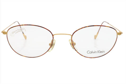 VINTAGE CALVIN KLEIN CK 323 522 GOLD TORTOISE JAPAN EYEGLASSES Optical Frames ABC Optical Inc (NY) Eyeglasses