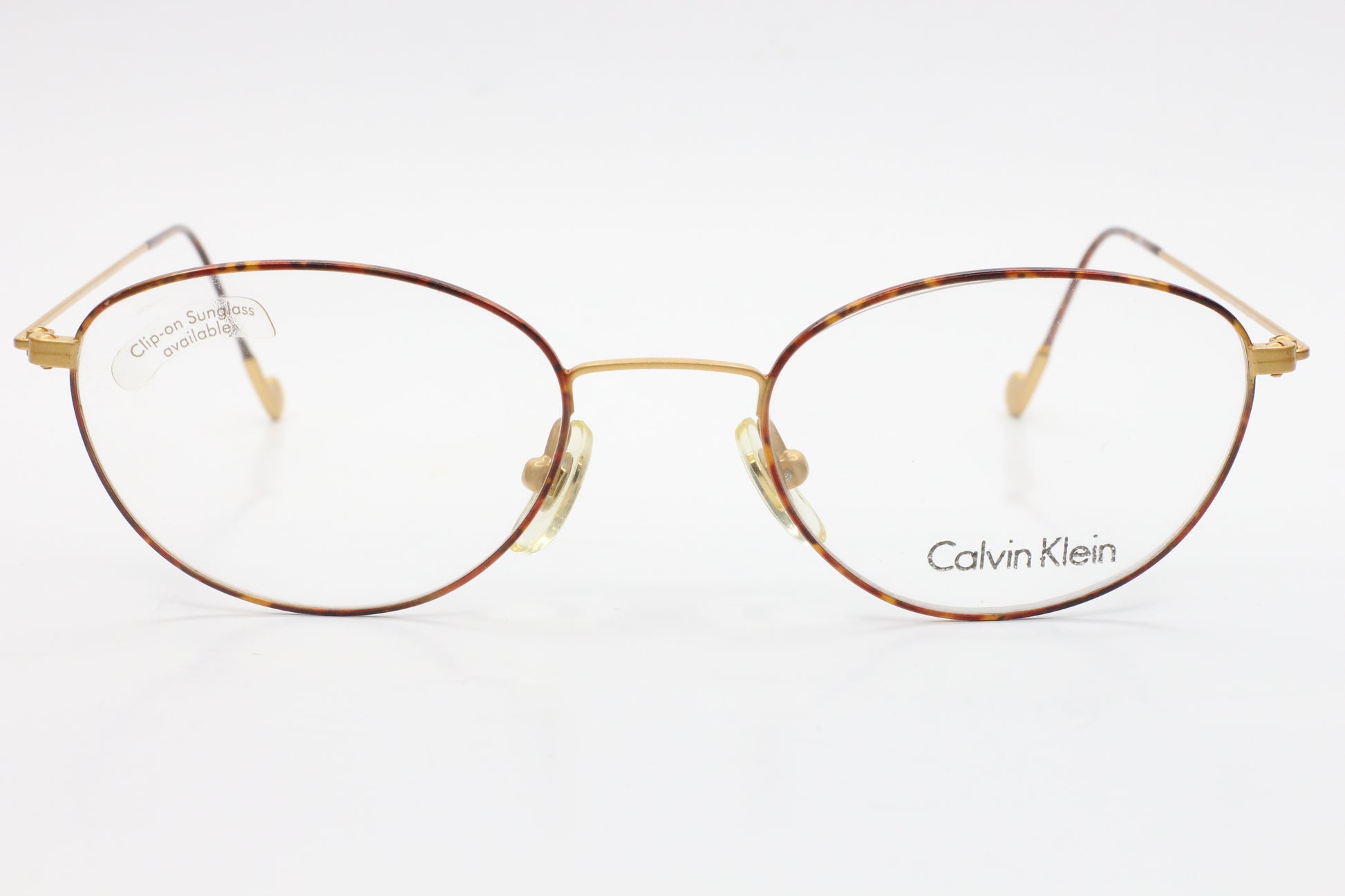 VINTAGE CALVIN KLEIN CK 323 522 GOLD TORTOISE JAPAN EYEGLASSES 50-18-145 Gold Tortoise Titanium Optical Frames ABC Optical Inc (NY) Eyeglasses